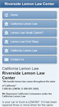 Mobile Screenshot of lemonlawriverside.com